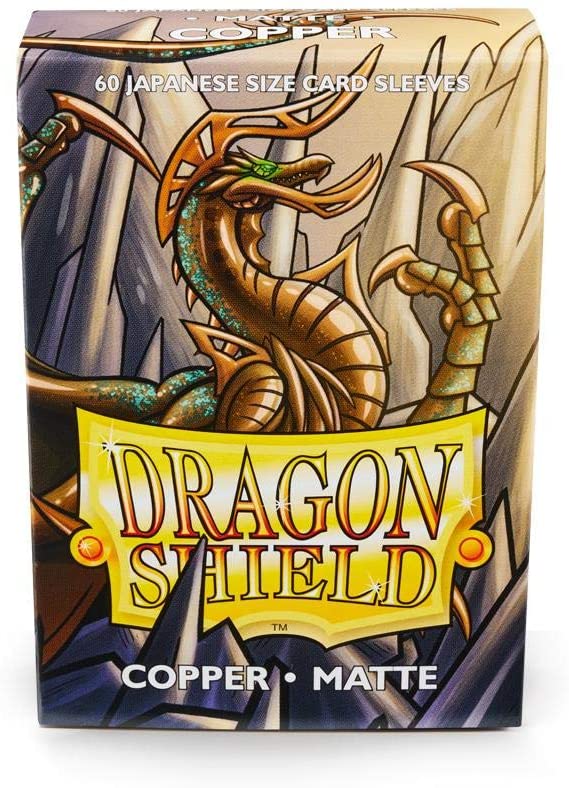 Dragon Shield 60ct Japanese Mini Card Sleeves - Matte Copper