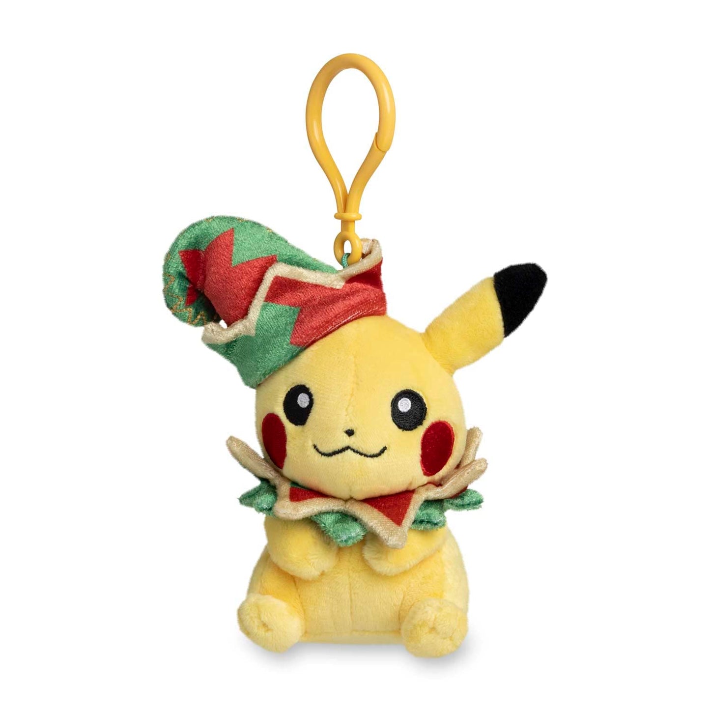 Pokemon Center: Pikachu Pokemon Holiday Workshop Plush Key Chain