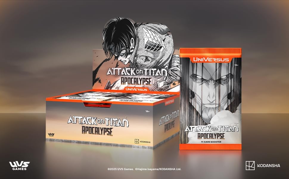 UniVersus Attack on Titan: Apocalypse Booster Display