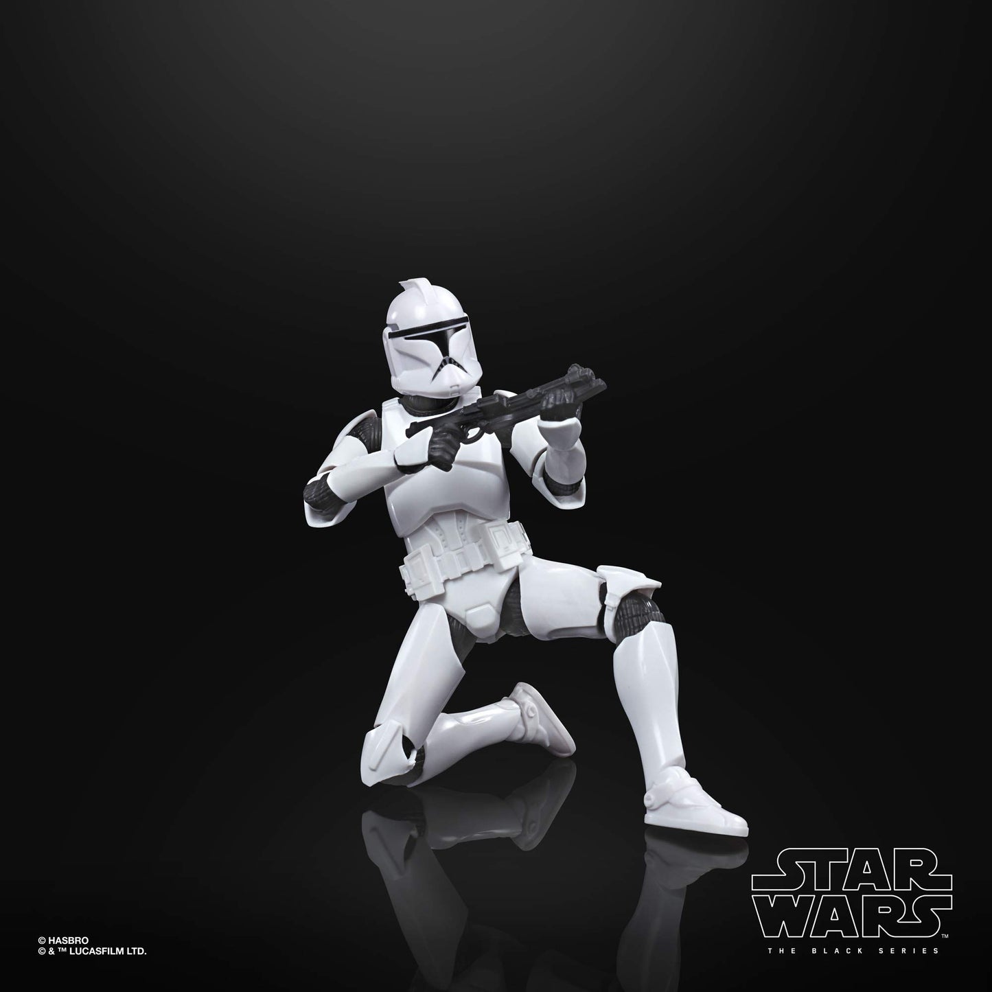 Star Wars The Black Series Phase I Clone Trooper Toy 6-Inch Scale The Clone Wars Collectible Action Figure, Kids Ages 4 and Up,E9367