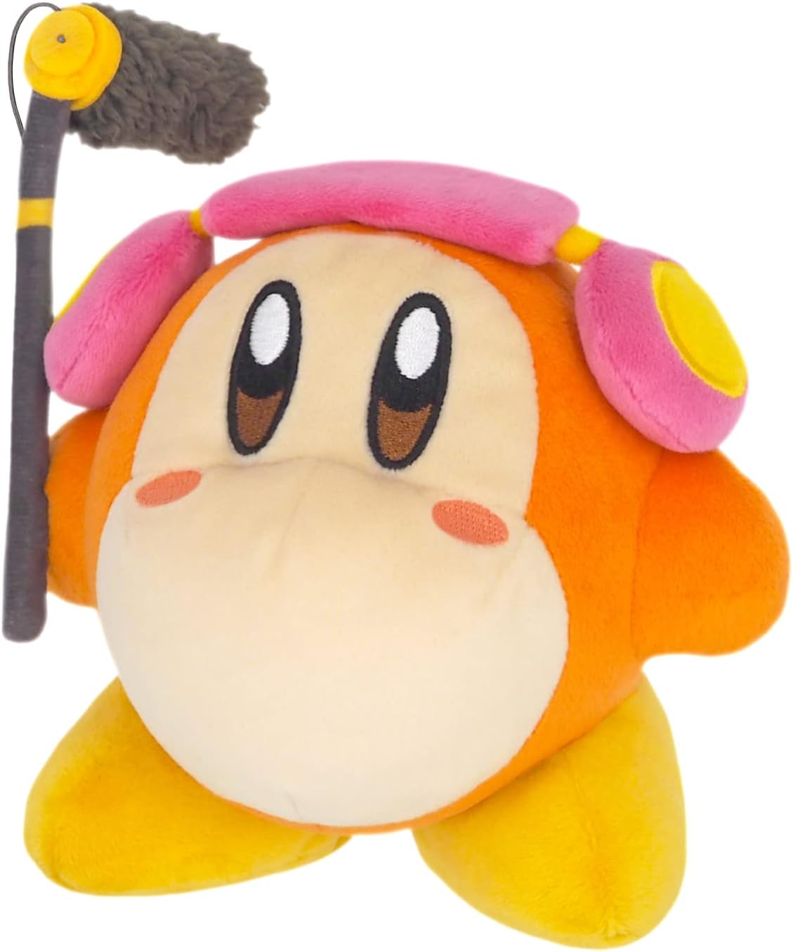 SAN-EI KP67 Kirby All Star Collection Waddle Dee Report Squad Voice (S) Plush Toy, W 5.9 x D 4.7 x H 6.3 inches (15 x 12 x 16 cm)