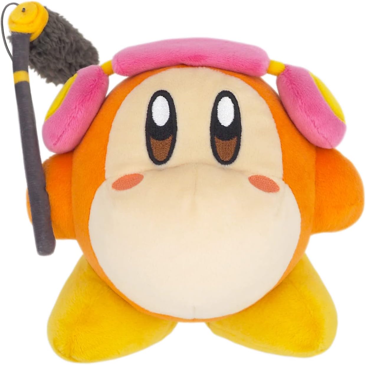 SAN-EI KP67 Kirby All Star Collection Waddle Dee Report Squad Voice (S) Plush Toy, W 5.9 x D 4.7 x H 6.3 inches (15 x 12 x 16 cm)