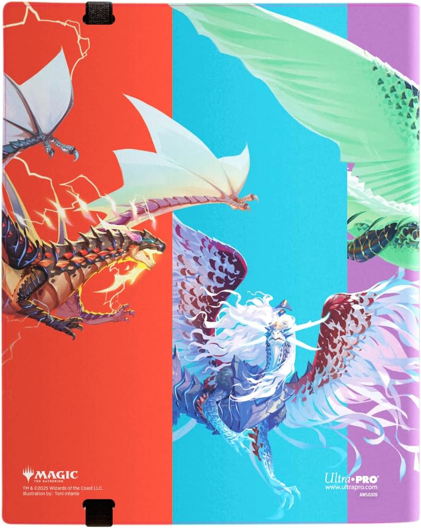 Ultra PRO - Tarkir Dragonstorm 9-Pocket PRO-Binder for Magic: The Gathering - Holds 360 Cards