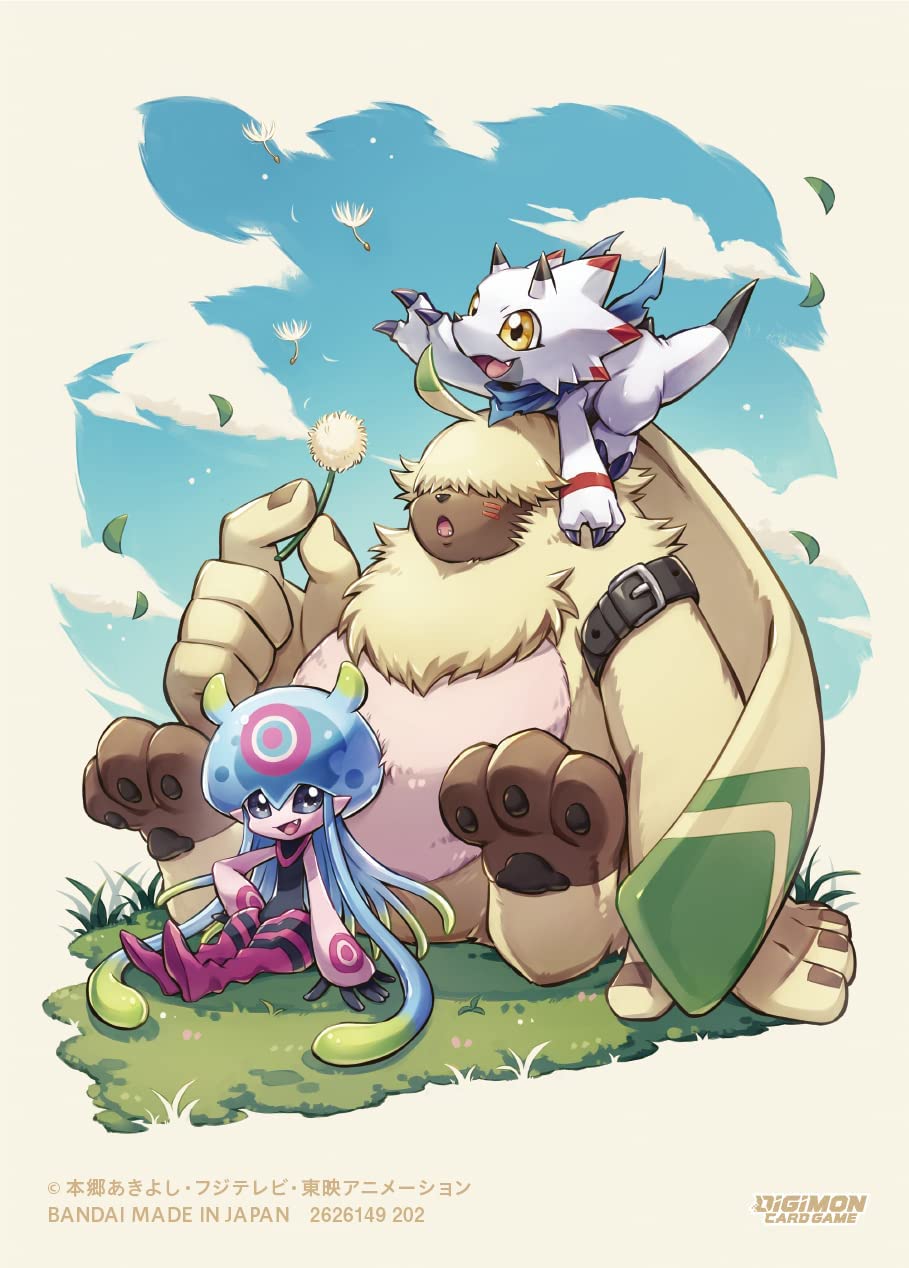 Digimon TCG: Glossy 60ct Card Sleeves - Gammamon, Jellymon, Angoramon