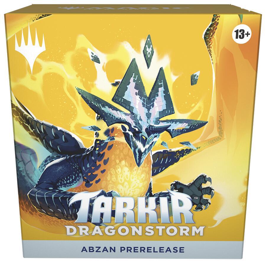 Magic: The Gathering Tarkir: Dragonstorm Prerelease Kit (Abzan) - 6 Play Packs, Dice, Promos