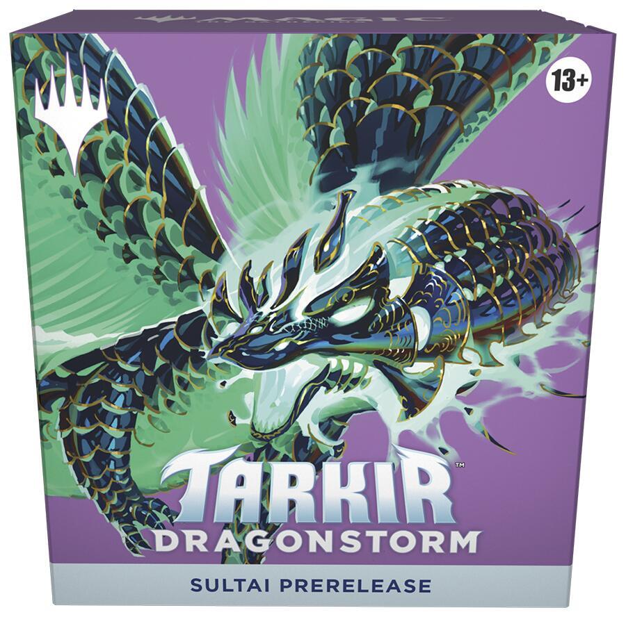 Magic: The Gathering Tarkir: Dragonstorm Prerelease Kit (Sultai) - 6 Play Packs, Dice, Promos