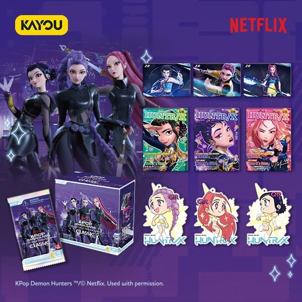 KAYOU Kpop Demon Hunters-Collectible Trading Cards-Classic Edition-001-NA