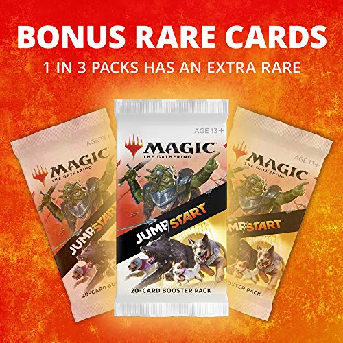 Jumpstart Booster Box | Magic: The Gathering | 24 Booster Packs | 20 Cards Per Pack Including Basic Land Cards