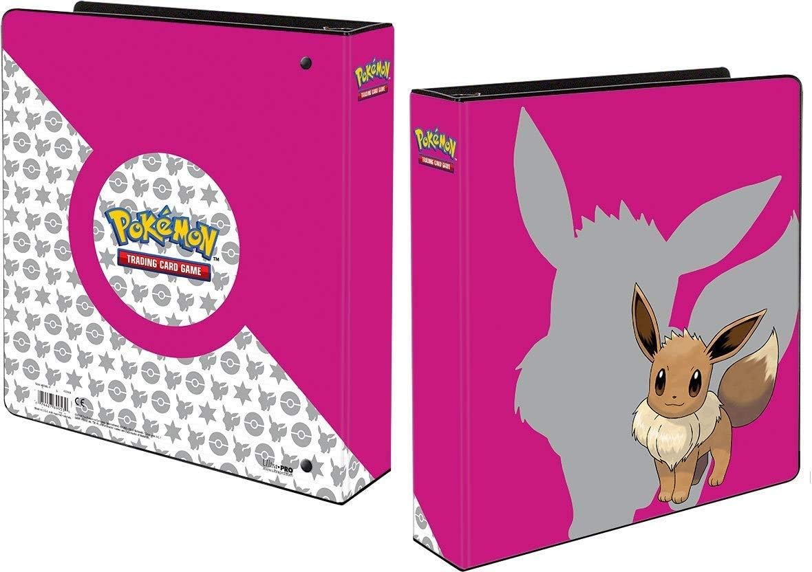 Ultra Pro: Pokemon Eevee Trading Card Game, 3 Ring Album Holds 9 Pocket Pages, Durable