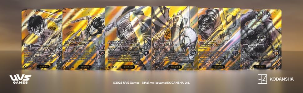 UniVersus Attack on Titan: Apocalypse Booster Display