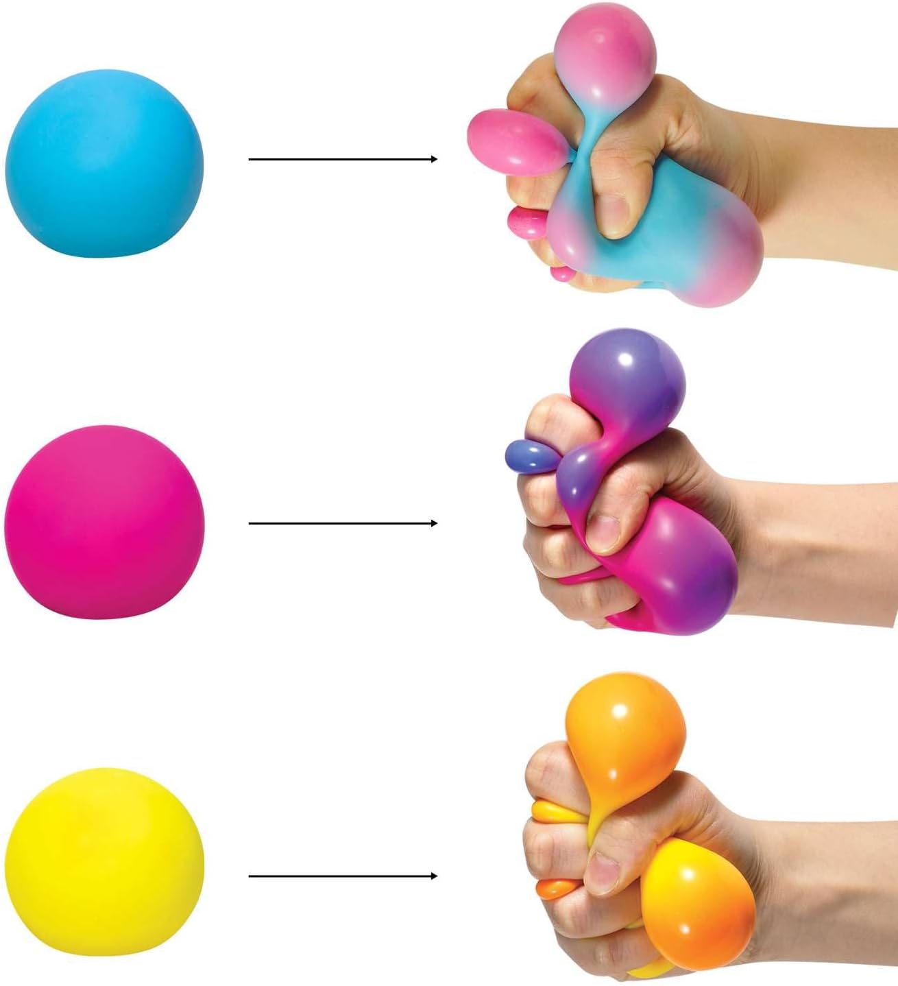NeeDoh Color Change - Sensory Fidget Toy - Set of 3