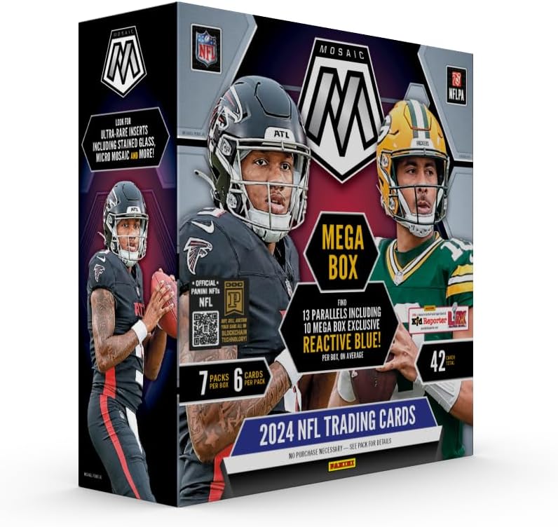2024 Panini NFL Mosaic Football Trading Cards Mega Box
