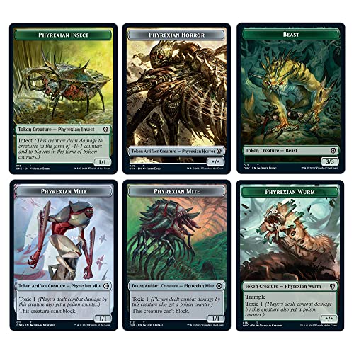 Magic: The Gathering Phyrexia: All Will Be One Commander Deck Corrupting Influence + Collector Booster Sample Pack