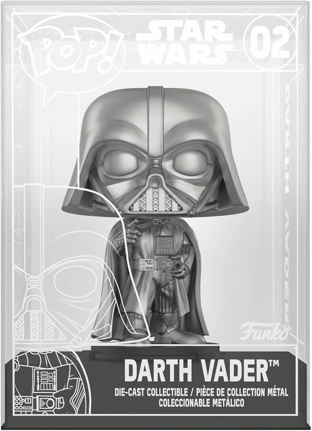 Funko Pop! Die-Cast Star Wars Darth Vader Funko Shop Exclusive Figure #02