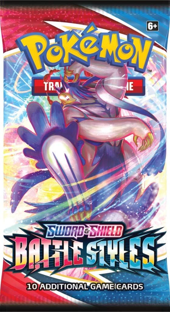 Pokemon TCG: Sword & Shield Battle Styles Booster Pack - 10 Cards