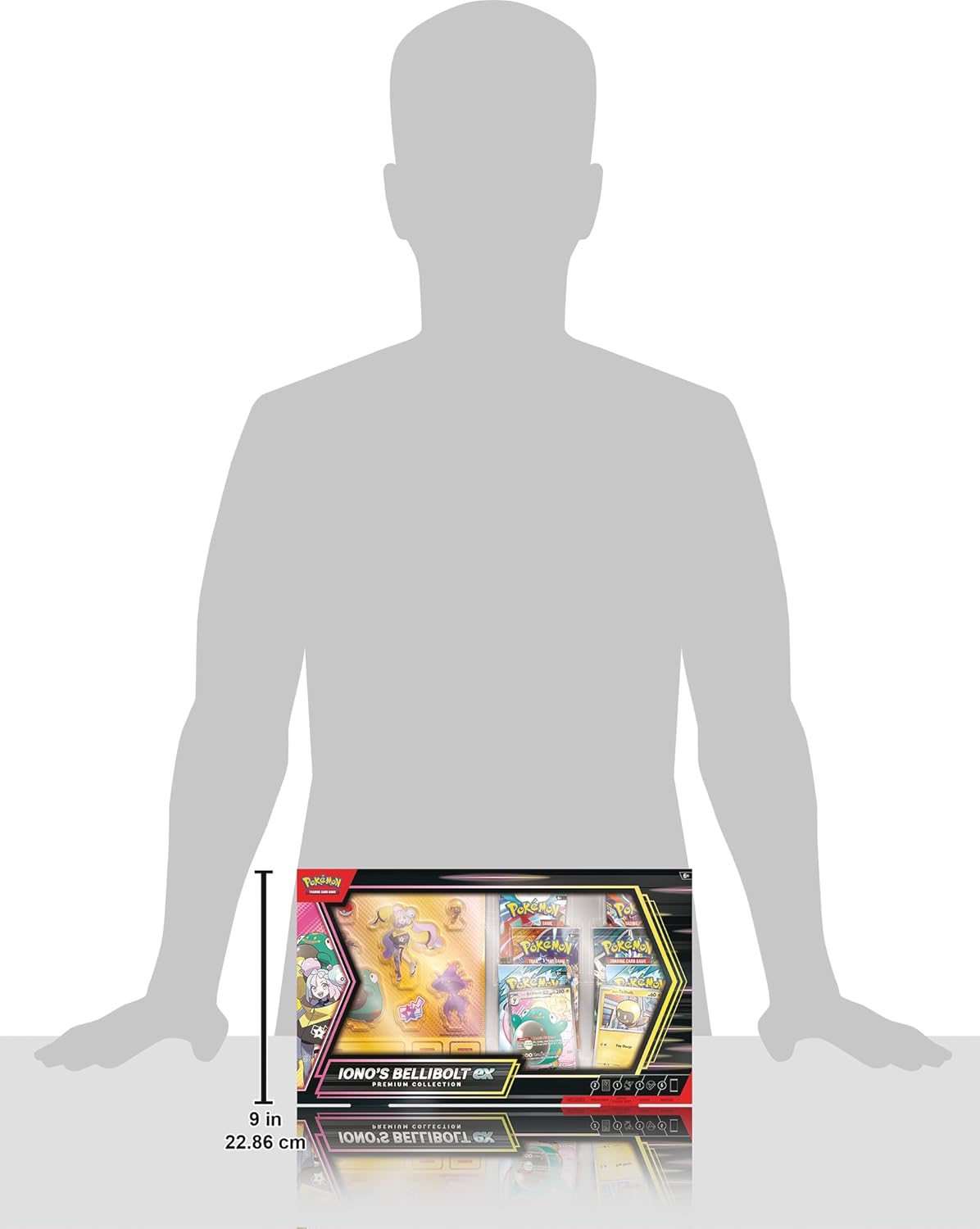 Pokemon TCG: Iono’s Bellibolt ex Premium Collection - 6 Packs, Promos