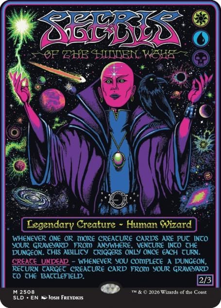 Magic: The Gathering Secret Lair x Dungeons & Dragons: Black Lights & Dark Dungeons Non-Foil Edition