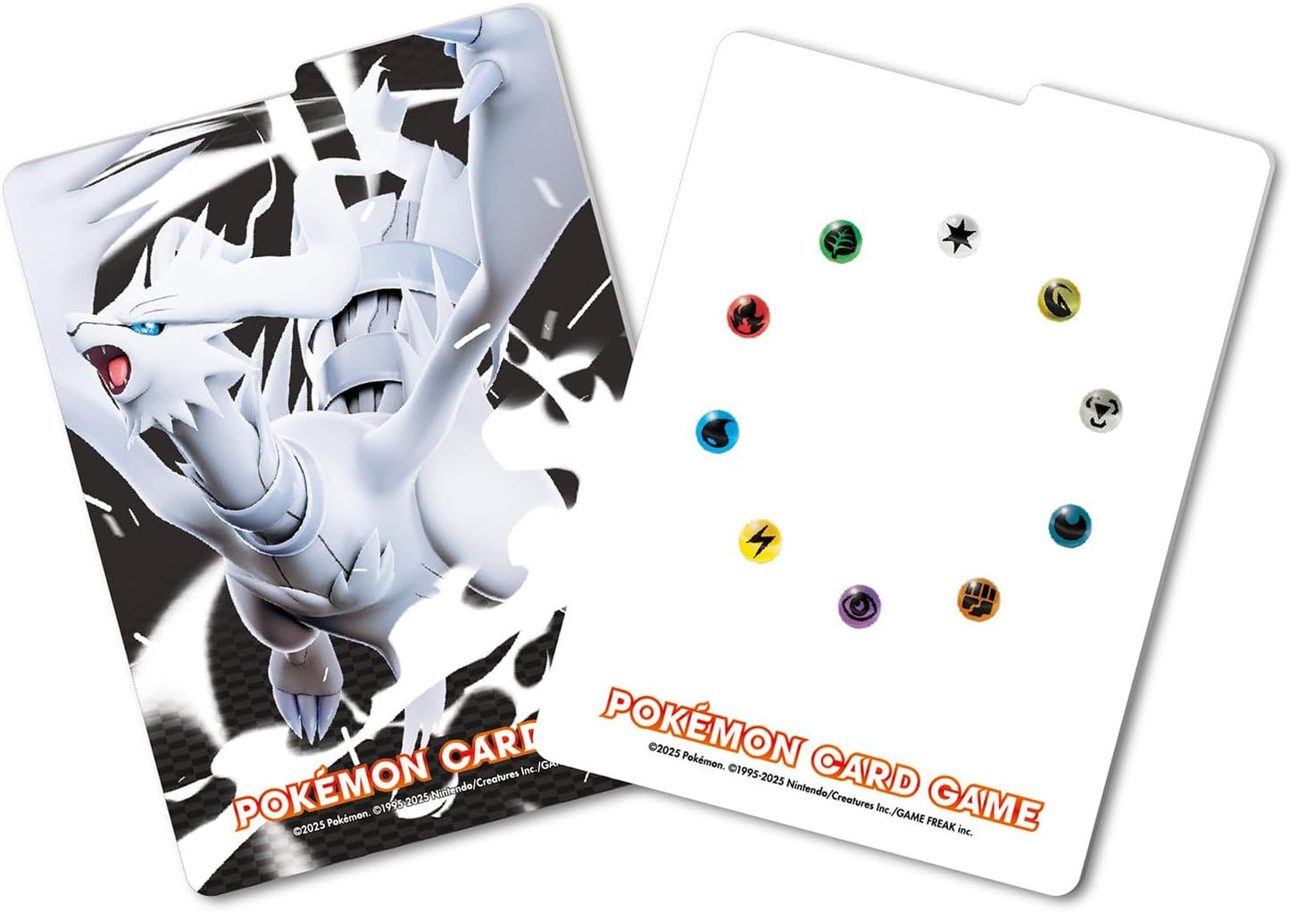 Pokemon Center Original Card Game Deck Case White Flare (Reshiram)