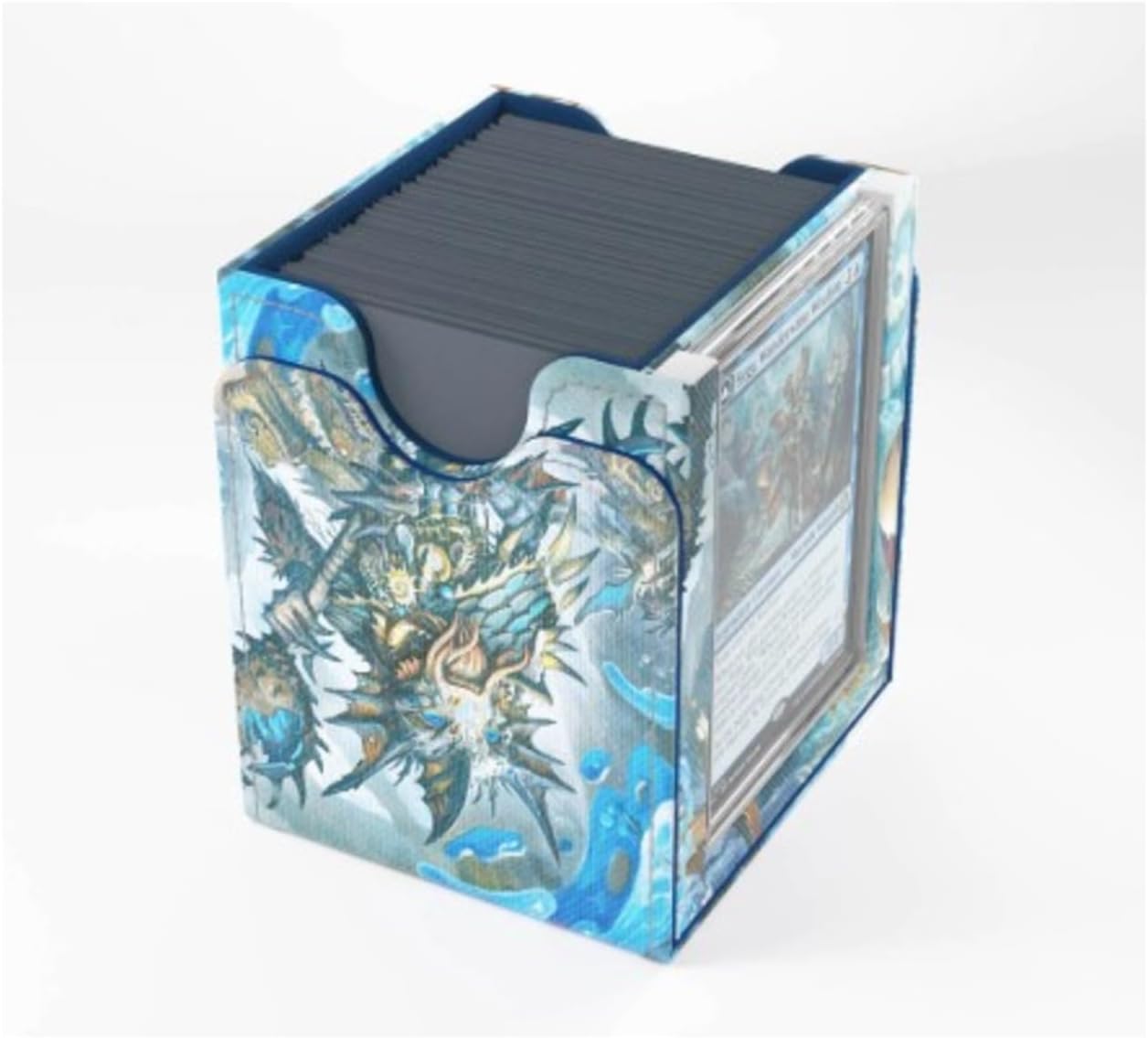 Gamegenic Magic: The Gathering Lorwyn Eclipsed Squire Plus 100+ XL - Sygg, Wanderwine Wisdom/Sygg, Wanderbrine Shield Design, Holds 100+ Double-Sleeved Cards, UV-Protected Commander Display