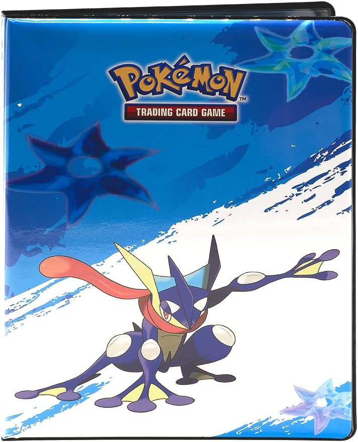 Ultra PRO Greninja 9-Pocket Portfolio for Pokemon Cards, Pokemon Card Binder & Magic The Gathering Organizer, Acid-Free Non-PVC Protection, Stores Up to 180 Cards, Made in USA