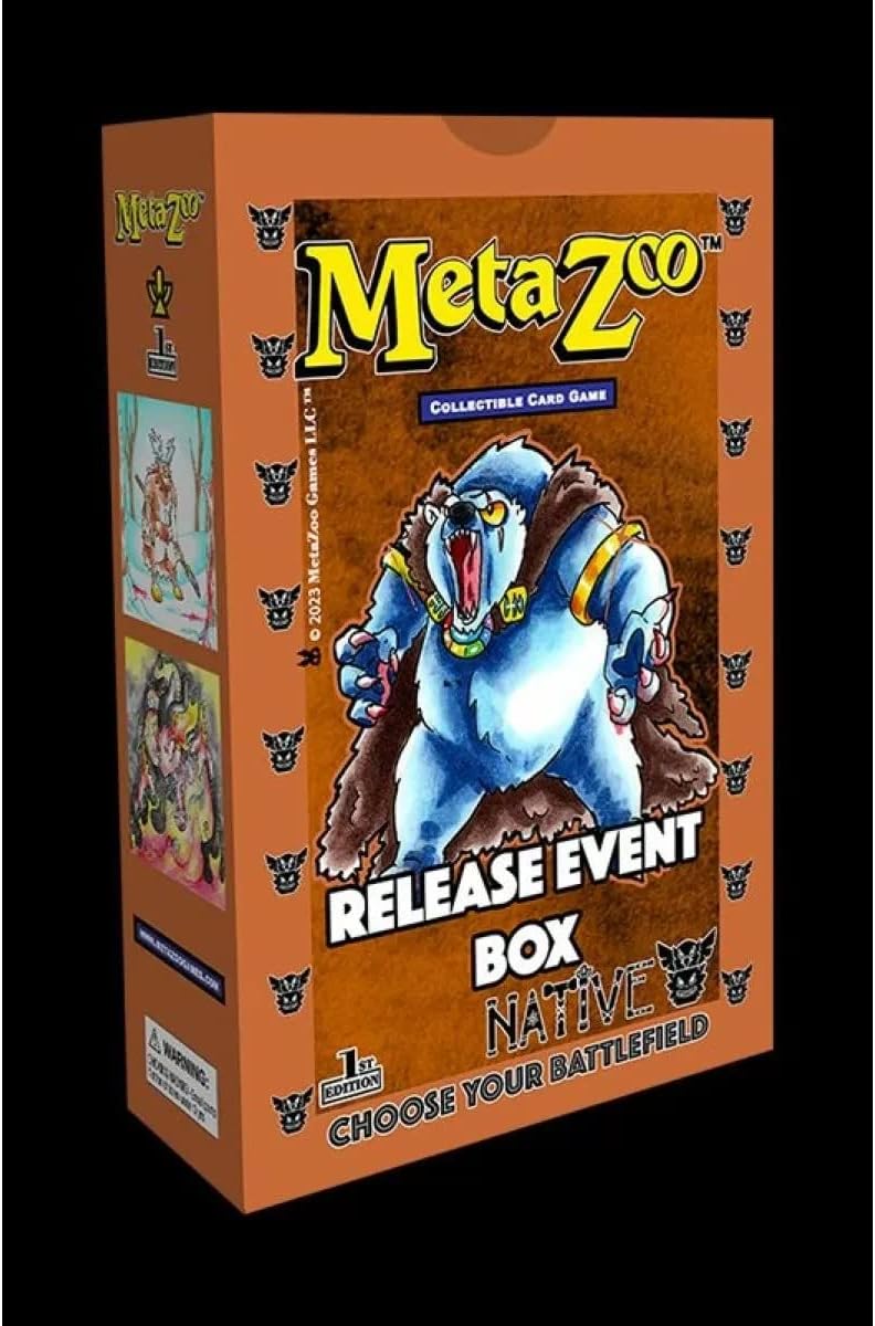 MetaZoo TCG Native 1st Edition Release Deck Display