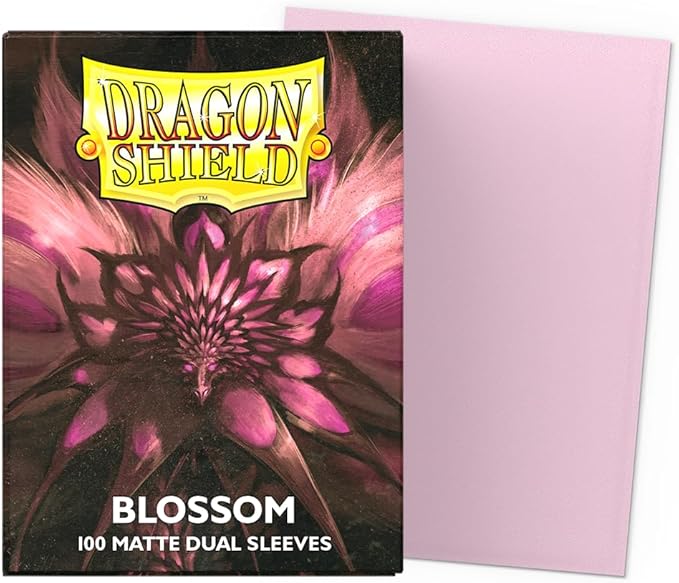 Dragon Shield Matte Dual Standard Size Card Sleeves 100ct - Smooth & Tough Premium TCG Sleeves - Blossom