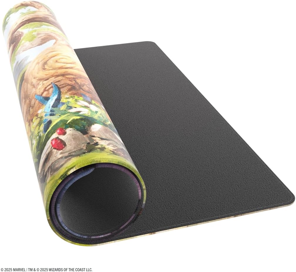 Gamegenic Magic: The Gathering Lorwyn Eclipsed Shiny PLAYMAT - Temple Garden Design, Premium 61×35 cm Playmat with Shiny Ultra-Fine Surface, Flat Stitching & 2mm Cushioning