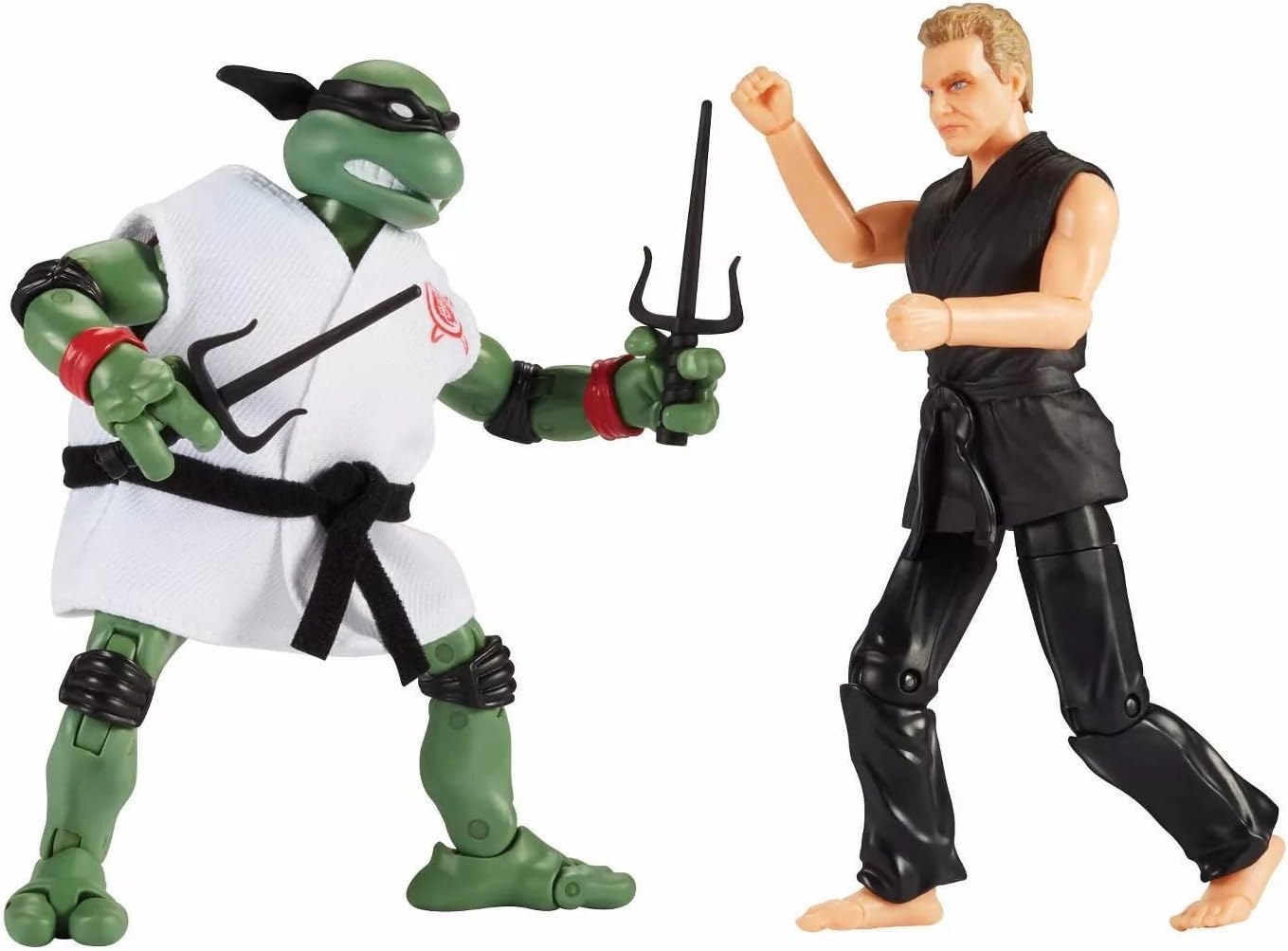 PlayMates TMNT X Cobra Kai Raphael VS John KREESE AF 2PK