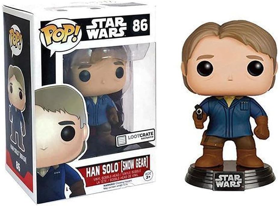 Funko Pop #86 Star Wars Han Solo in Snow Gear The Force Awakens (Loot Crate Exclusive)