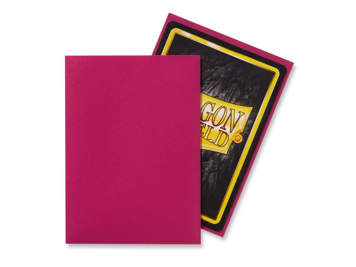 Dragon Shield Matte Magenta Standard Size 100 ct Card Sleeves Individual Pack