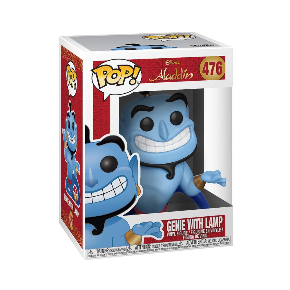 Funko 35757 Pop! Disney: AladdinGenie with Lamp, Multicolor
