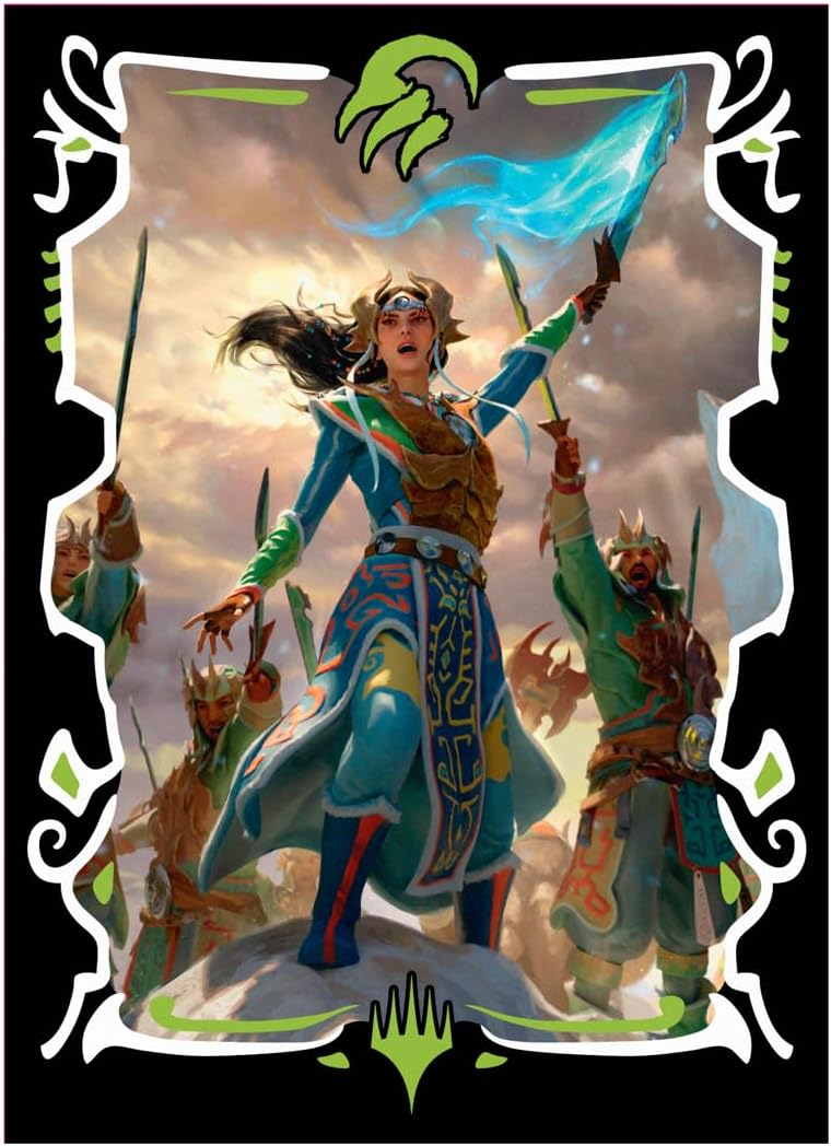 Ultra PRO - Tarkir Dragonstorm Eshki, Temur’s Roar (Temur Roar Commander Deck) 100ct Deck Protector Sleeves for Magic: The Gathering | Magic Gathering Accessories MTG Card Protection TCG Deck Sleeves