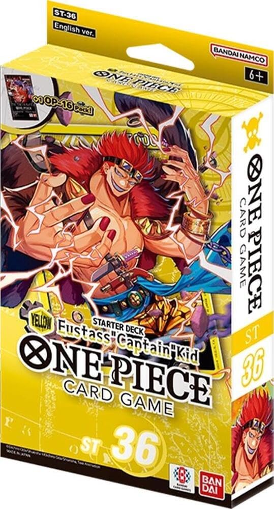 One Piece Card Game Card Game Starter Deck - ST-36 Yellow Eustass Captain Kid