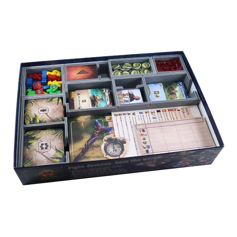 Folded Space Board Game Box Inserts Lost Ruins of Arnak Board Game Organizer