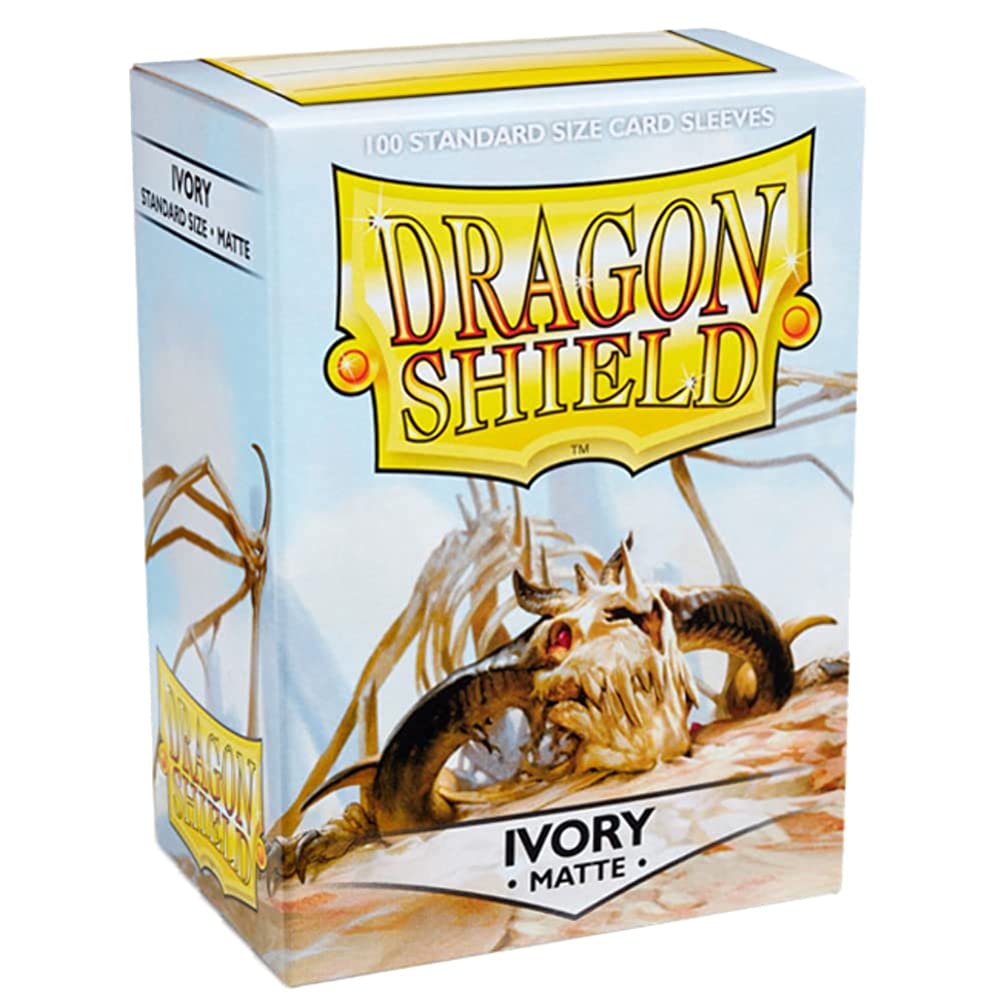 Arcane Tinmen AT-11017 Dragon Shield Sleeves Matte Card Game, Ivory