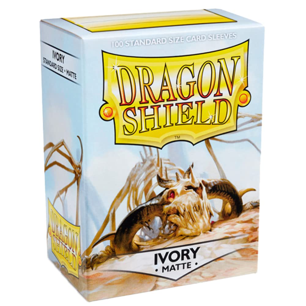 Arcane Tinmen AT-11017 Dragon Shield Sleeves Matte Card Game, Ivory