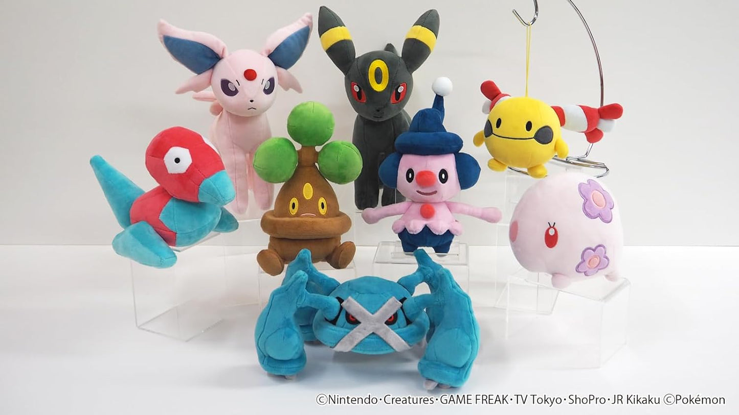 Sanei Trading Pokemon PP258 All Star Collection Espeon (M) W9.1 x D8.7 x H11.0 inches (23 x 22 x 28 cm), Plush, Pokemon
