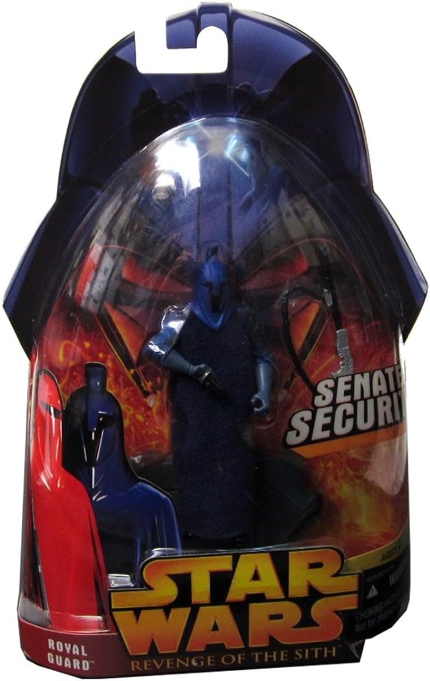 Star Wars, Episode III Revenge of the Sith Action Figure, Royal Guard (Blue) #23, 3.75 Inches