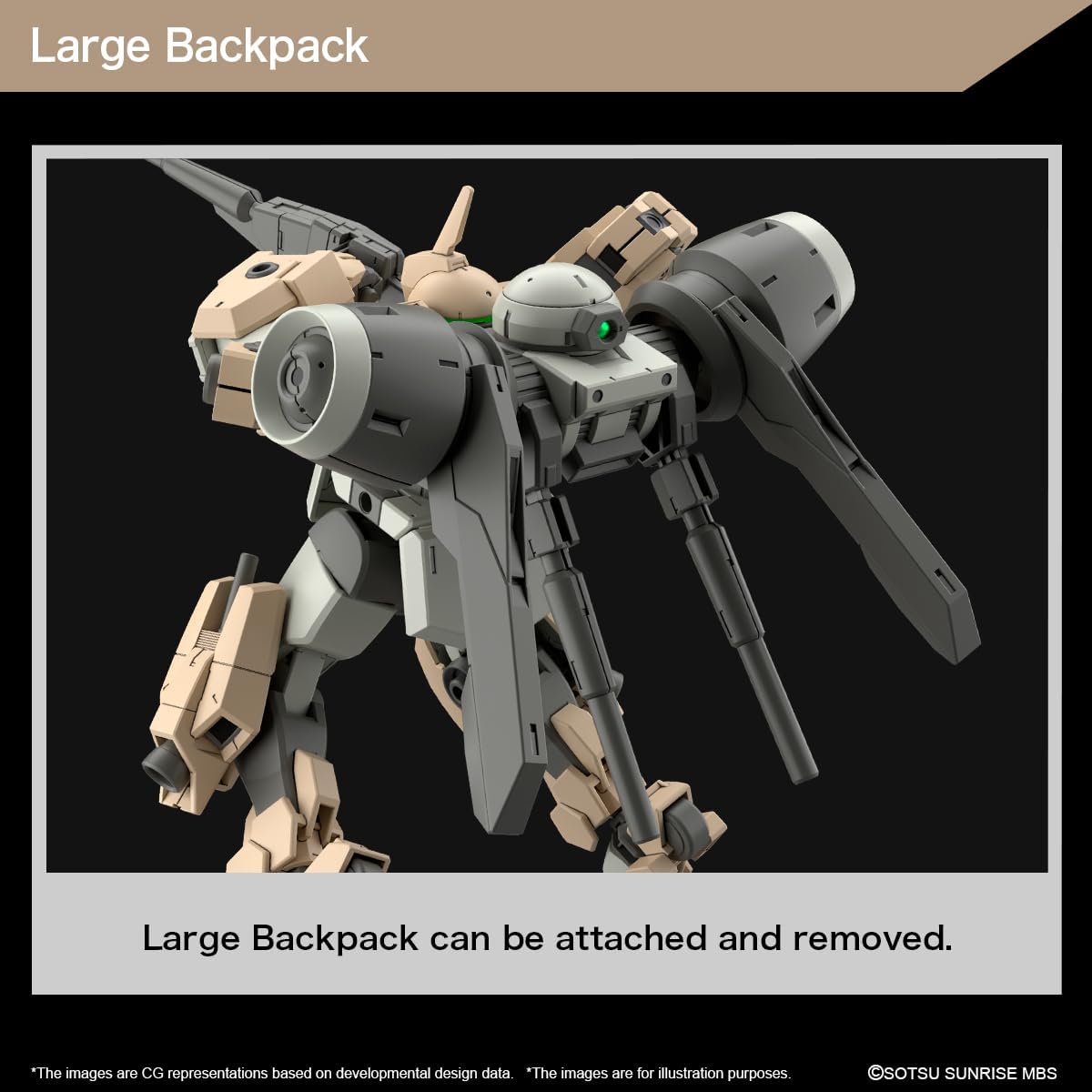 Bandai Hobby - Mobile Suit Gundam: The Witch from Mercury - #23 Demi Barding, Bandai Spirits HG 1/144 Model Kit