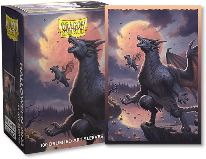 Arcane Tinmen Dragon Shield 12100 Art Brushed Halloween 2023 100 Card –  Collectors Emporium NY