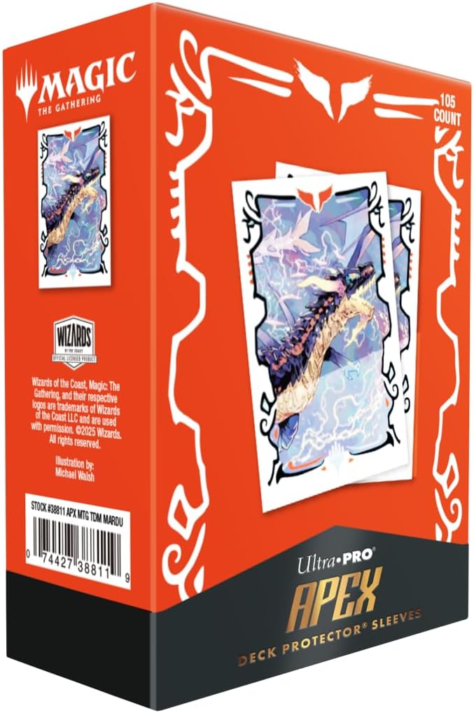 Ultra PRO - Tarkir Dragonstorm Neriv, The Storm Front 105ct APEX Deck Protector™ Sleeves for Magic: The Gathering