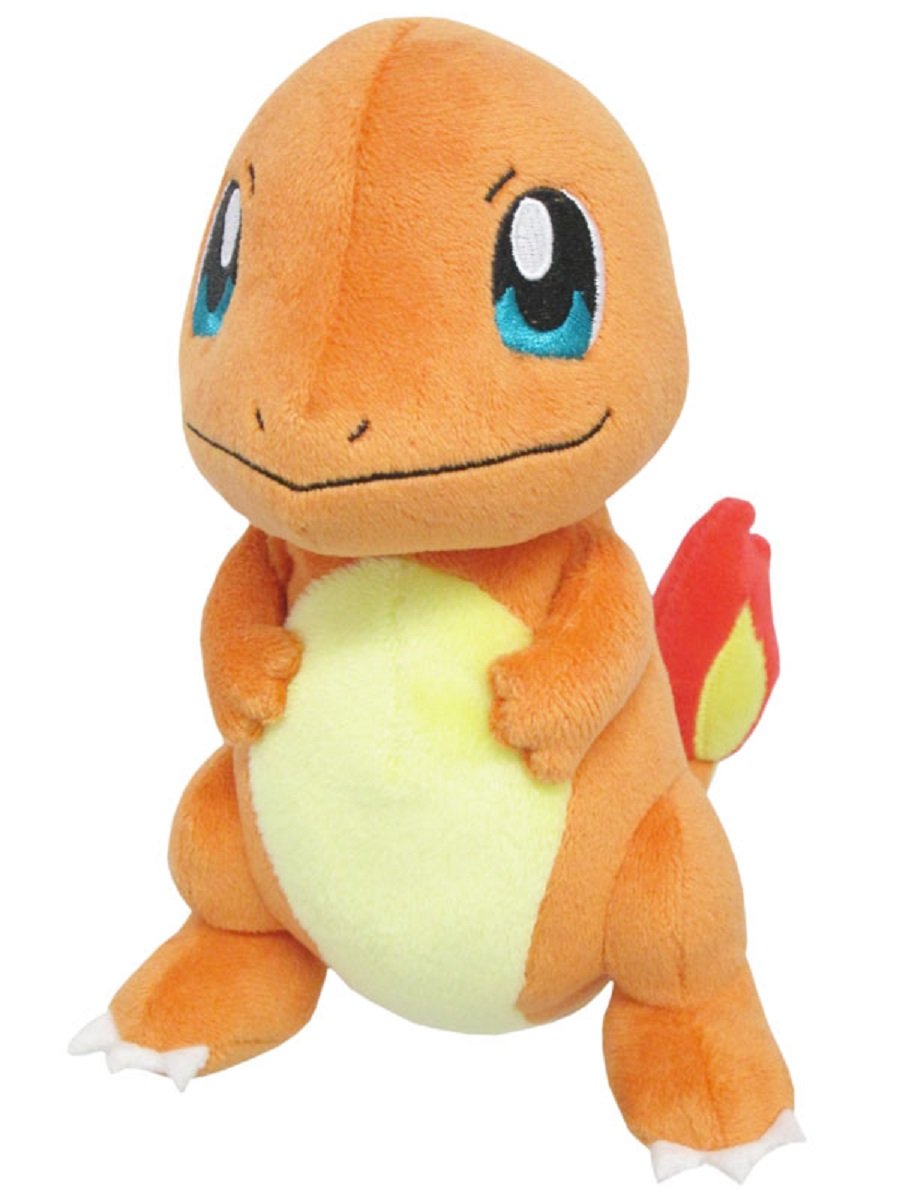 Sanei Pokemon All Star Series PP18 Charmander Stuffed Plush, 6.5"