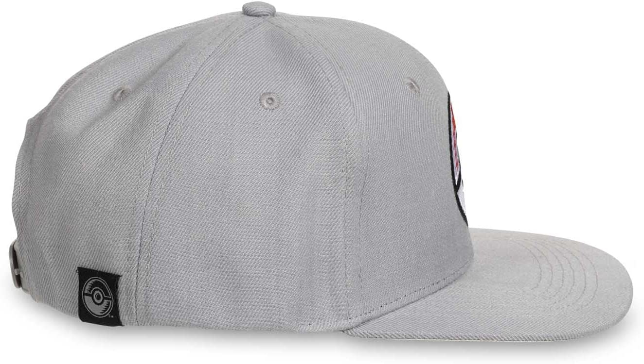 Pokemon Center Flat-Bill Hat - Poké Ball Gray