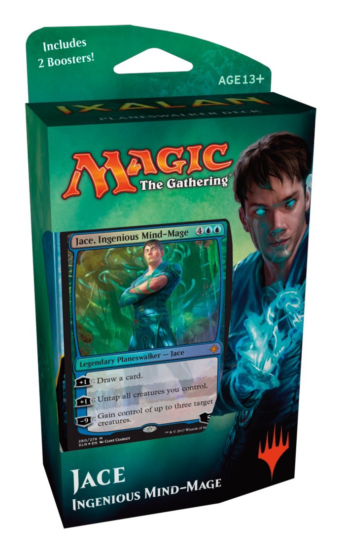 Magic The Gathering: IXALAN Planeswalker Deck - Jace - Ingenious Mide-Mage
