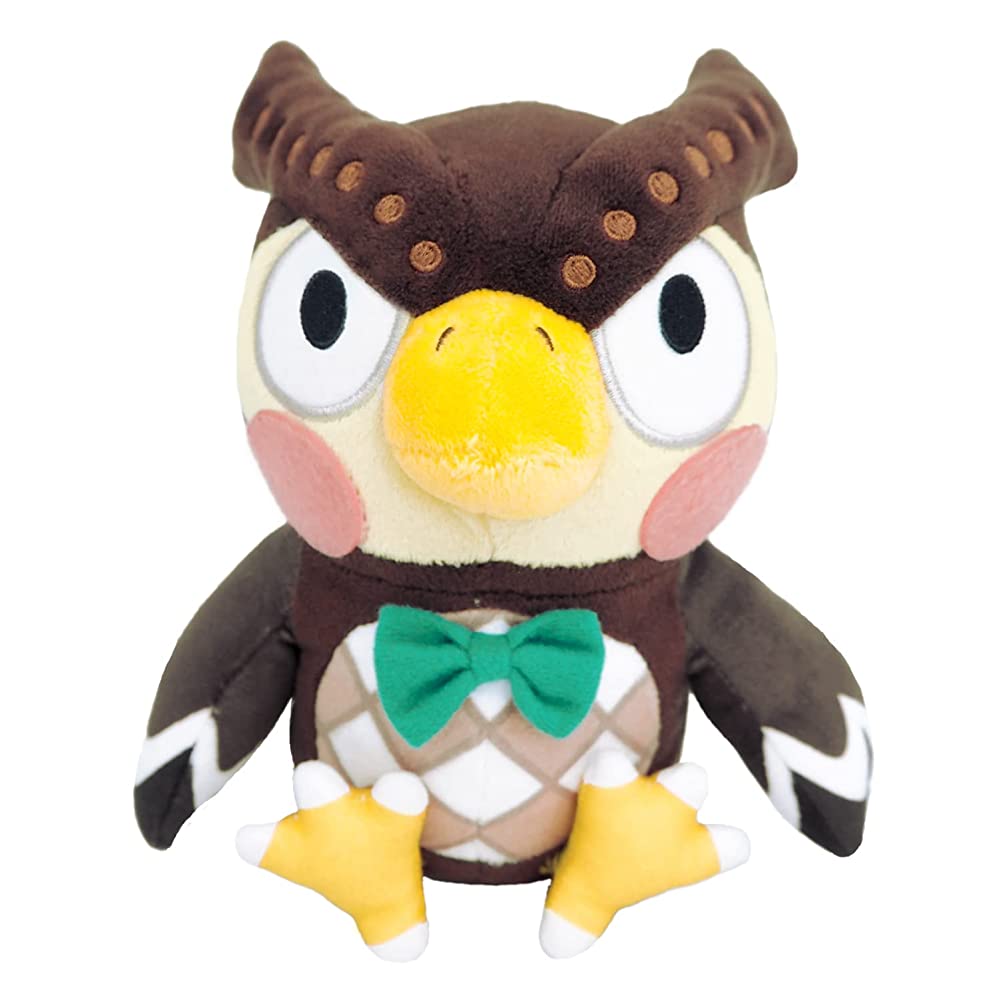 Little Buddy 1839 Animal Crossing New Horizons Blathers 7" Plush, Multicolor