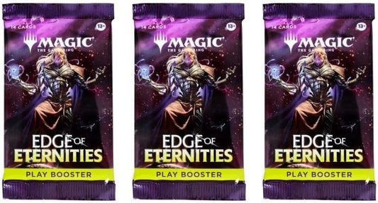3 Packs MTG Play Booster Pack Lot MTG Edge of Eternities