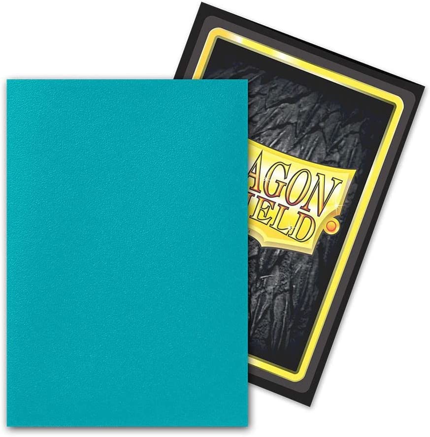 Dragon Shield 60ct Japanese Mini Card Sleeves Display Case (10 Packs) - Matte Dual Glacier