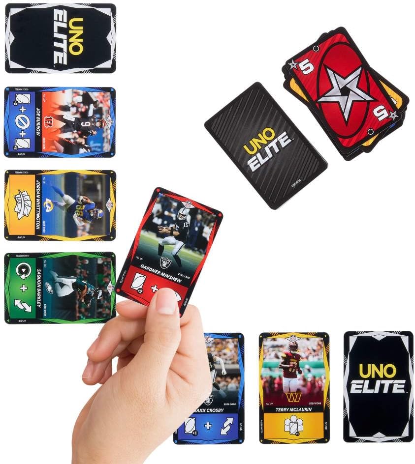 2025 UNO Elite NFL Booster Set Pack - 3 Packs - 10 Cards Per Pack