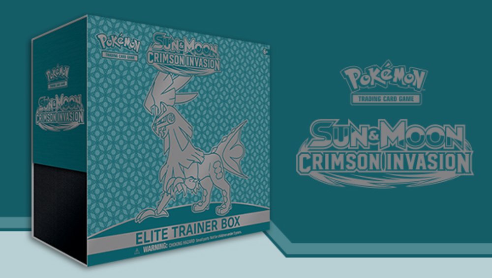 Pokemon Sun and Moon Crimson Invasion Elite Trainer Box Collectible Cards, Multicolor (820650802607-1)