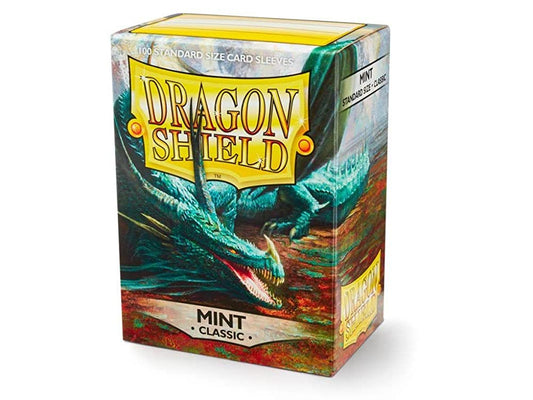 Arcane Tinmen Dragon Shield Standard Size Card Sleeves – Classic Mint 100 CT - MTG Card Sleeves are Smooth & Tough - Compatible with Pokemon, Yu-Gi-Oh!, & Magic The Gathering Card Sleeves